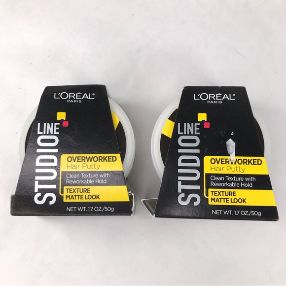 L'Oreal Hair Loreal Studio Line Overworked Hair Putty Clean Texture